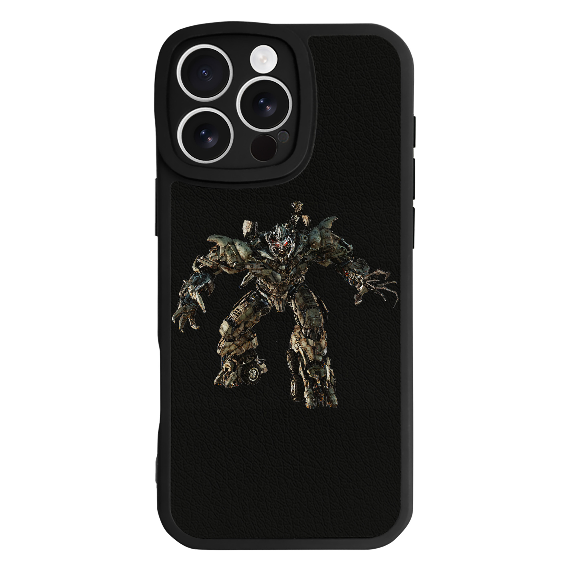 （画像用） Transformers トランスフォーマー 【iPhone 16シリーズ対応】シリコンスマホケース（レザー調） 材質：シリコン